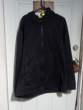 Men's 2XL Under Armor Black Full Zip Hoodie